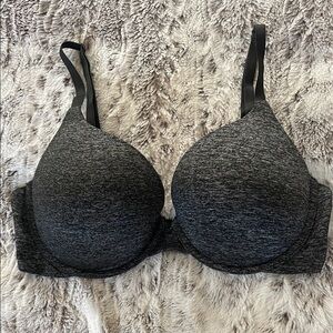 Heather Gray Perfect Coverage Padded Convertible Bra Victoria’s Secret 36D